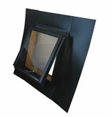 ERGO Střešní vikýř 60×60 – pro falcované střešní krytiny - pozink barvený - antracit